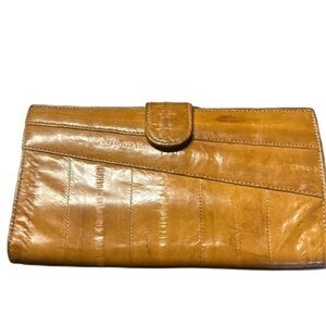 Vintage eel skin wallet